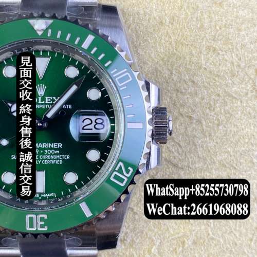 Rolex 勞力士 submariner 116610LV-0002 40mm 綠水鬼 綠綠
