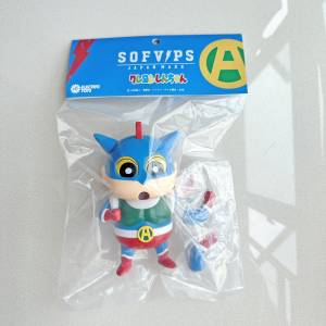 膠品 SOFVIPS 蠟筆小新 動感超人 Sofubi