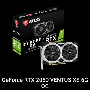 MSI RTX 2060 VENTUS XS 6G OC 不是 2070 3060 3070 4060 5060 Ti