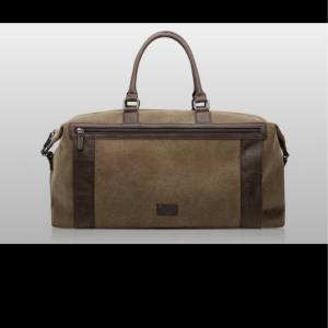 全新 - CARNABY HILL - DETOUR Brown Nylon Leather Shoulder Handle Big Travel Bag