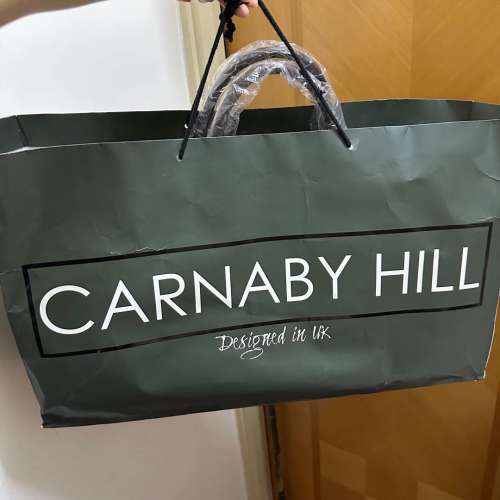 全新 - CARNABY HILL - DETOUR Brown Nylon Leather Shoulder Handle Big Travel Bag