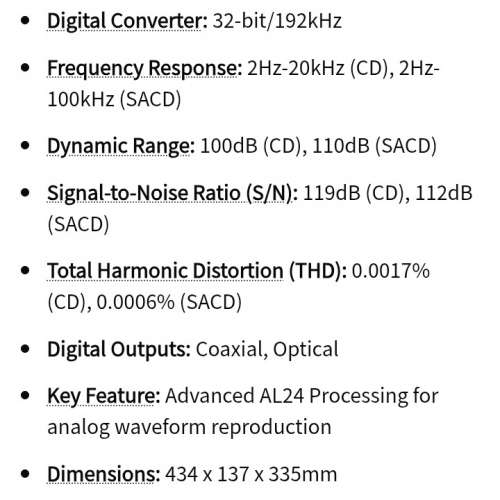 日本制 100V Denon DCD 1650AE CD 機