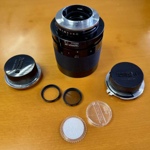Tamron SP 500MM F8 反射鏡連三套原廠接環 原廠ND & UV 鏡各一