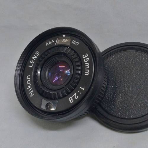 Nikon 35mm F2.8(拆自有稱 'Pikaichi' Nikon L35AF菲林機)已加M42螺絲牙(方便配合對...