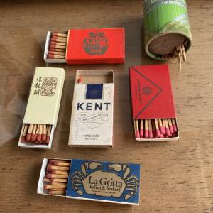 全取：多款火柴盒收藏$30(有一個圓柱型底部有瑕疵）