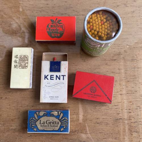 全取：多款火柴盒收藏$30(有一個圓柱型底部有瑕疵）