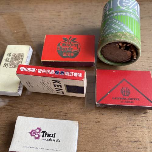 全取：多款火柴盒收藏$30(有一個圓柱型底部有瑕疵）
