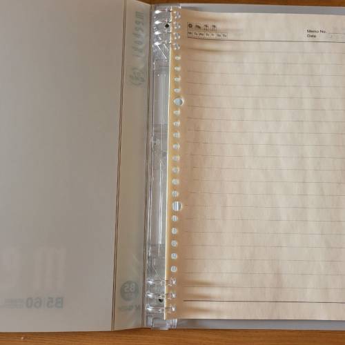 晨光B5淺綠色活頁簿 包30張17.5&times;25mm 橫綫紙