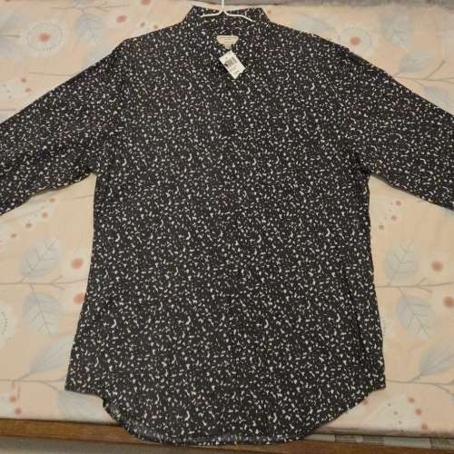 國際知名品牌 Club Monaco shirt 男士長袖襯衫, 卹衫一件, 流線 cutting，有型有格...