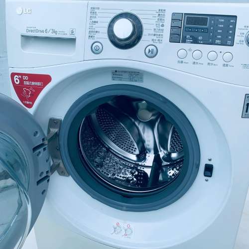 本周限時優惠 落單即減$300 洗衣機 纖薄型 LG 樂金 洗衣乾衣機 (6kg, 1200轉/分鐘)...