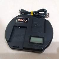 綠耐能(llano)品牌LP-E12鋰電池專用雙槽充電器