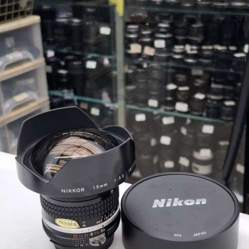 NIKON 15MM F3.5 AiS 95% NEW
