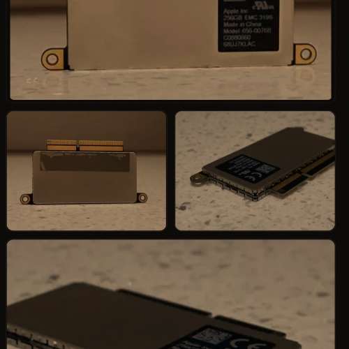 Apple original 256gb ssd macbook pro 2016 2017