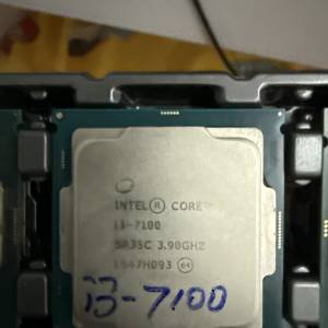 intel i3 7100處理器