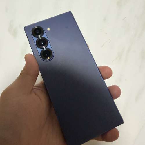 全網最平🔥Samsung galaxy fold 6 12+256美版單卡+esim藍色可換iphone/ipad