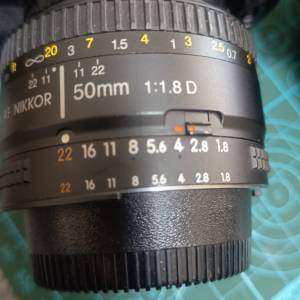 Nikon AF Nikkor 50mm f/1.8D Lens