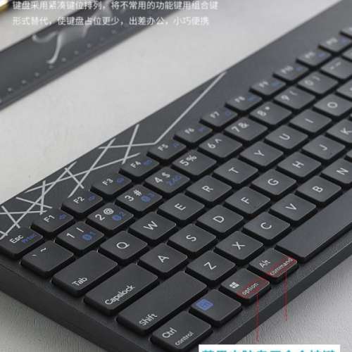 全新rapoo 8000GT  可wifi + 可藍芽鍵盤滑鼠套裝