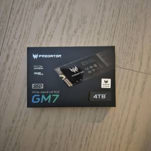 Predator GM7 4TB PCIe Gen4 M.2 ssd
