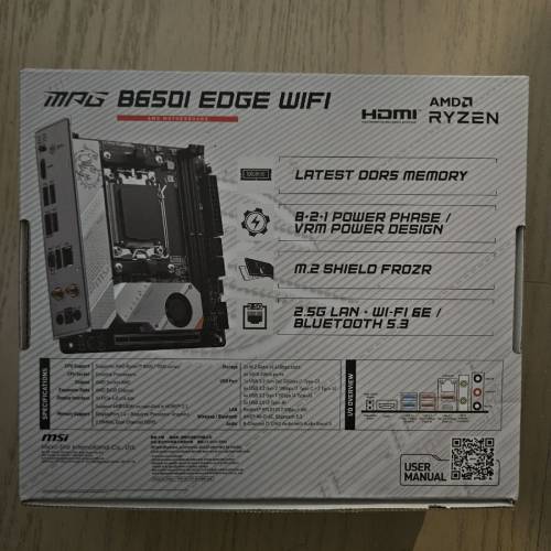 msi b650i edge wifi  底板