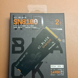 全新未拆 Sandisk WD BLACK SN8100 PCIe 5.0 NVMe SSD 2TB