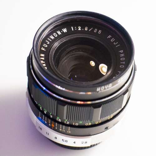 M42 Fujinon W 35mm F2.8 黃金鍍鏌 合Fujica Pentax Alpha Fuji FX EOS