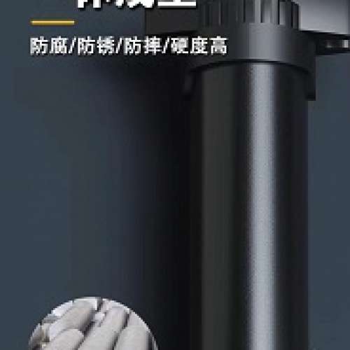 全新升級高碳鋼高壓單車打氣泵(附有外置氣壓錶),外置精准氣壓錶,氣壓高達160 PSI,一...