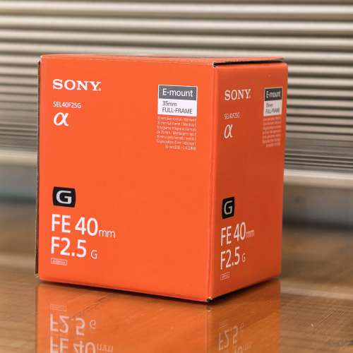 Sony 40G f2.5