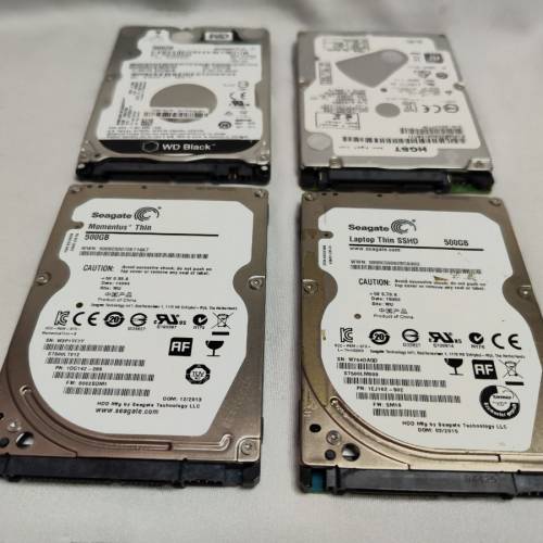 2.5" 500GB 7200rpm SATA 電腦硬碟