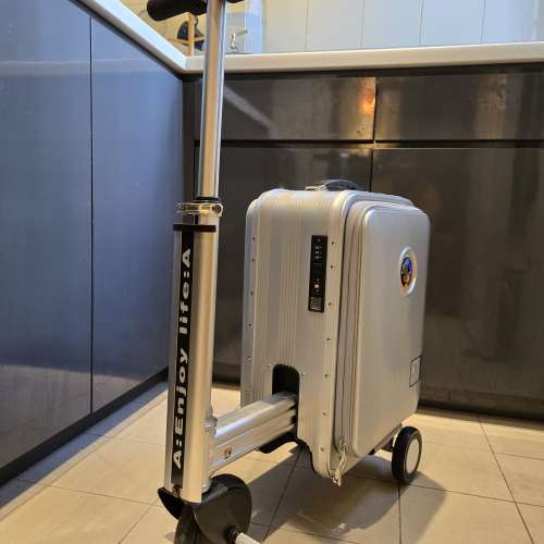 Airwheel 同廠同款電動行李箱 銀色