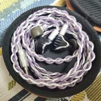 粗芯7N石墨烯古河銅鍍銀/銅銀合金升級線耳機線 QDC UE VE Shure inear fitear fend...