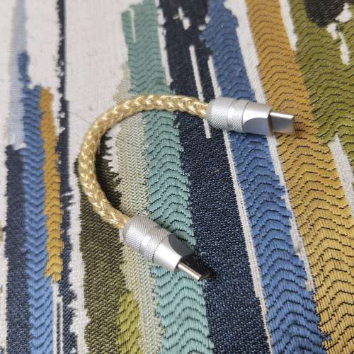 極級 超純銀 type c to type c/ Lightning to type c 數據過機線 for w2 PAW S1 if...