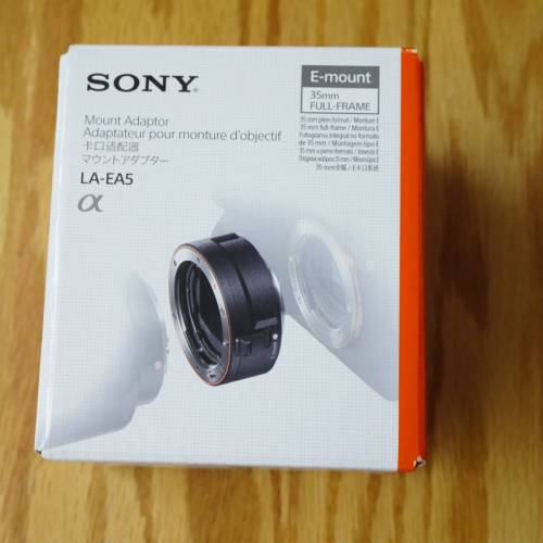 Sony LA-EA5 35mm 全片幅 A-Mount 接環轉接器 E Mount相機轉接A Mount鏡頭用