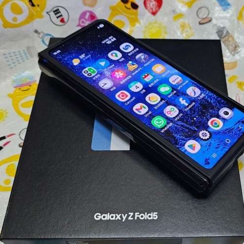 samsung fold 5 12+512 港行星晨灰官網限定版全套