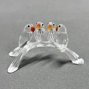 絕版 施華洛世奇 愛情小鳥 水晶擺設 Swarovski LoveBirds Crystal #199123