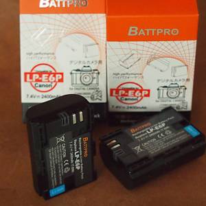 LP-E6 LP-E6N LP-E6NH LPE6P LP-E6P (2x全解碼版本電池優惠套裝)合Canon R5 Mark I...