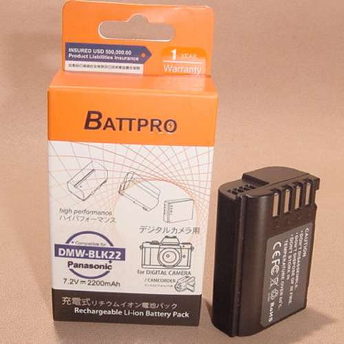 DMWBLK22 DMW-BLK22電池合PANASONIC S1 IIE,S9,GH5II,S5llX,GH6,GH7,DC-S5M2,G9,GH5...