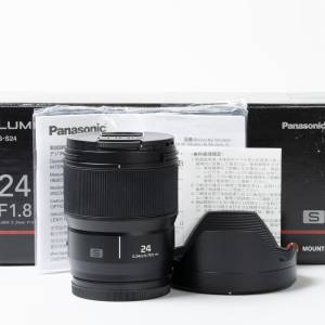 || Panasonic Lumix S 24mm F1.8 - L Mount, Like new with full packing ||