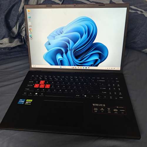 Acer Nitro 16 RTX4050 i5-13420/16g/512g/165hz display 港行有單保養到2027年 支...