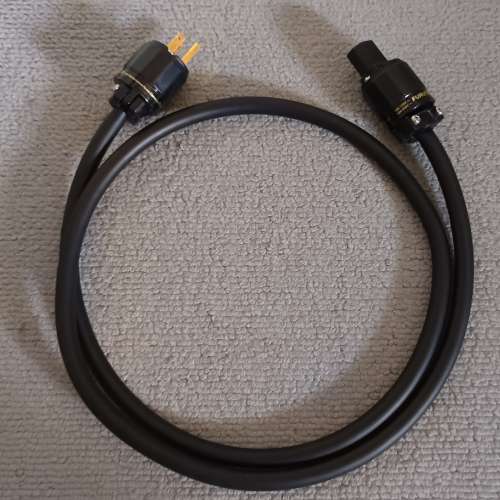 Acrolink 7N-PC4020 Purosangue 5呎長 電源線99%新，配上古河FI-11鍍金頭尾头, 最新...