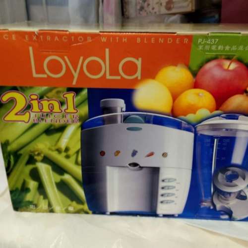 🥕  LOYOLA 2 in 1 Juice Extractor And Blender Juicer 750W LIKE NEW 榨汁機 攪...