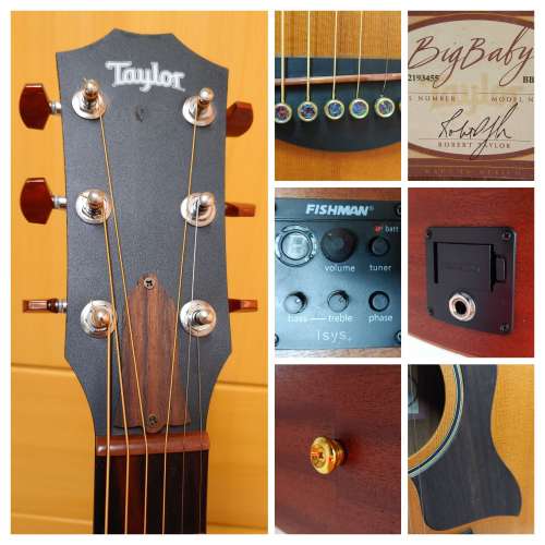 Big Baby Taylor BBT (With Colour Stone Pin & Fishman Pickup)