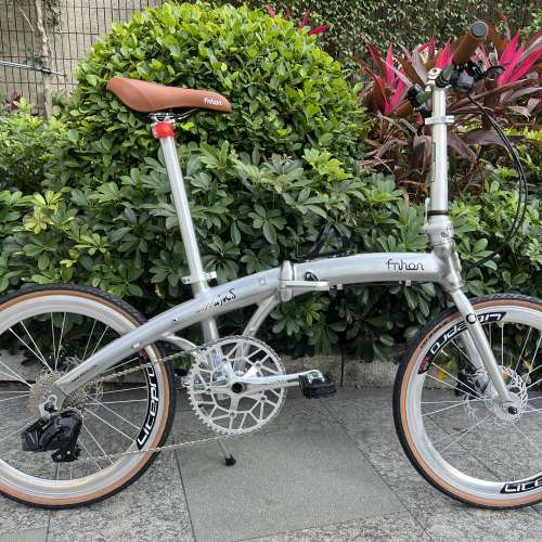 拉絲銀色 全新電變款2025 FNHON PD2018 輪峰電變12速 油剎 20吋 451 平焊鋁合金車架...