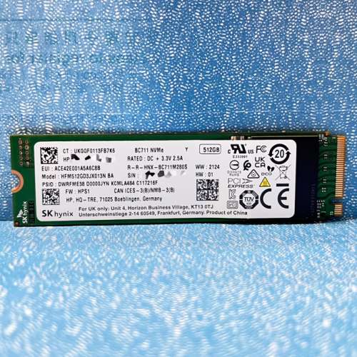 SK hynix 512GB SSD M.2 健康度100%良好 **不議價**