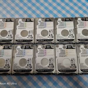 WD 500GB 2.5 Harddisk 10隻