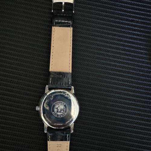 Citizen watch with leather strap