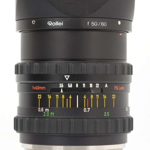 6000系列名鏡 Distagon 60/3.5 HFT PQ 連96752罩 極後期序號 近全新、盒證齊 $8700