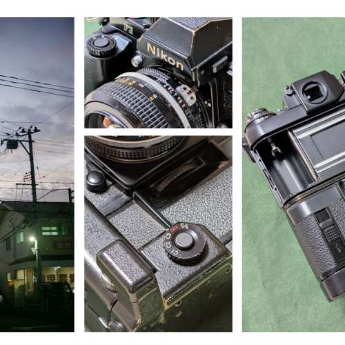 Nikon F3 + MD4摩打 + MK1 Firing rate converter + Nikon 55mm f1.2