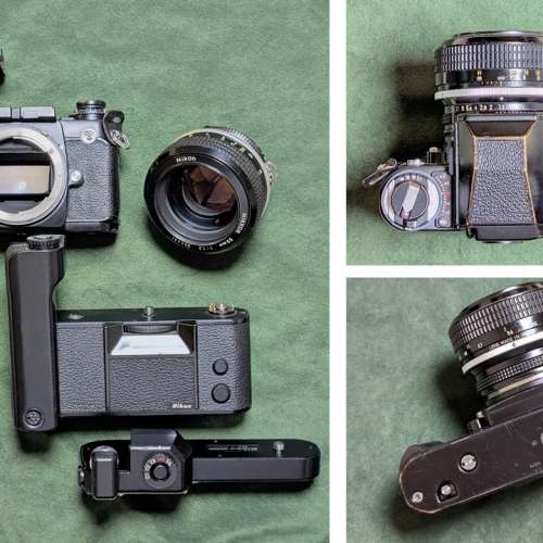 Nikon F3 + MD4摩打 + MK1 Firing rate converter + Nikon 55mm f1.2