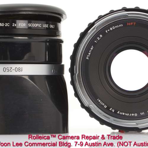新極後期8位序號 Planar 80 f2.8 HFT 原裝罩、黃鏡 $4100