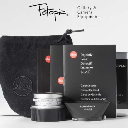 || Brand New Leica Summaron-M 28mm F5.6 - Silver / v2 / 11695 ||